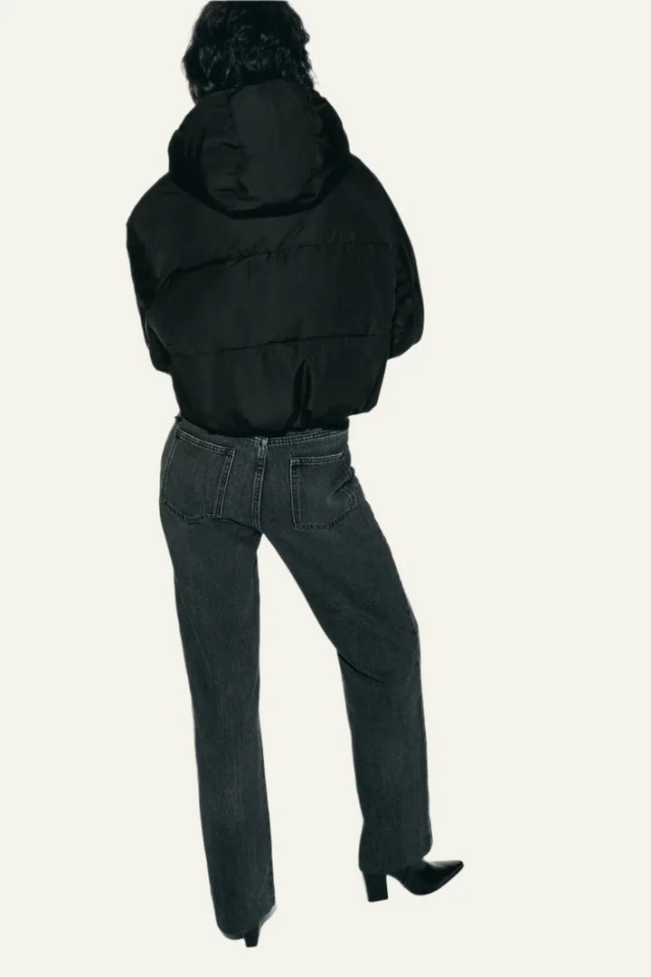 Jennifer | Classic Cropped Hooded Puffer Jacket