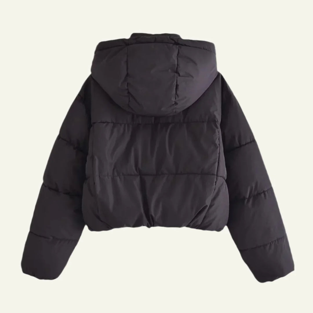 Jennifer | Classic Cropped Hooded Puffer Jacket