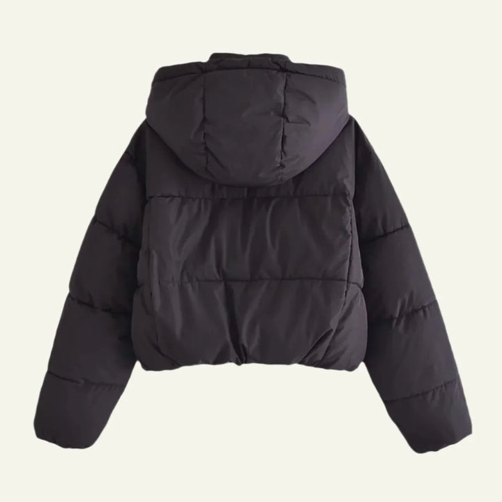 Jennifer | Classic Cropped Hooded Puffer Jacket