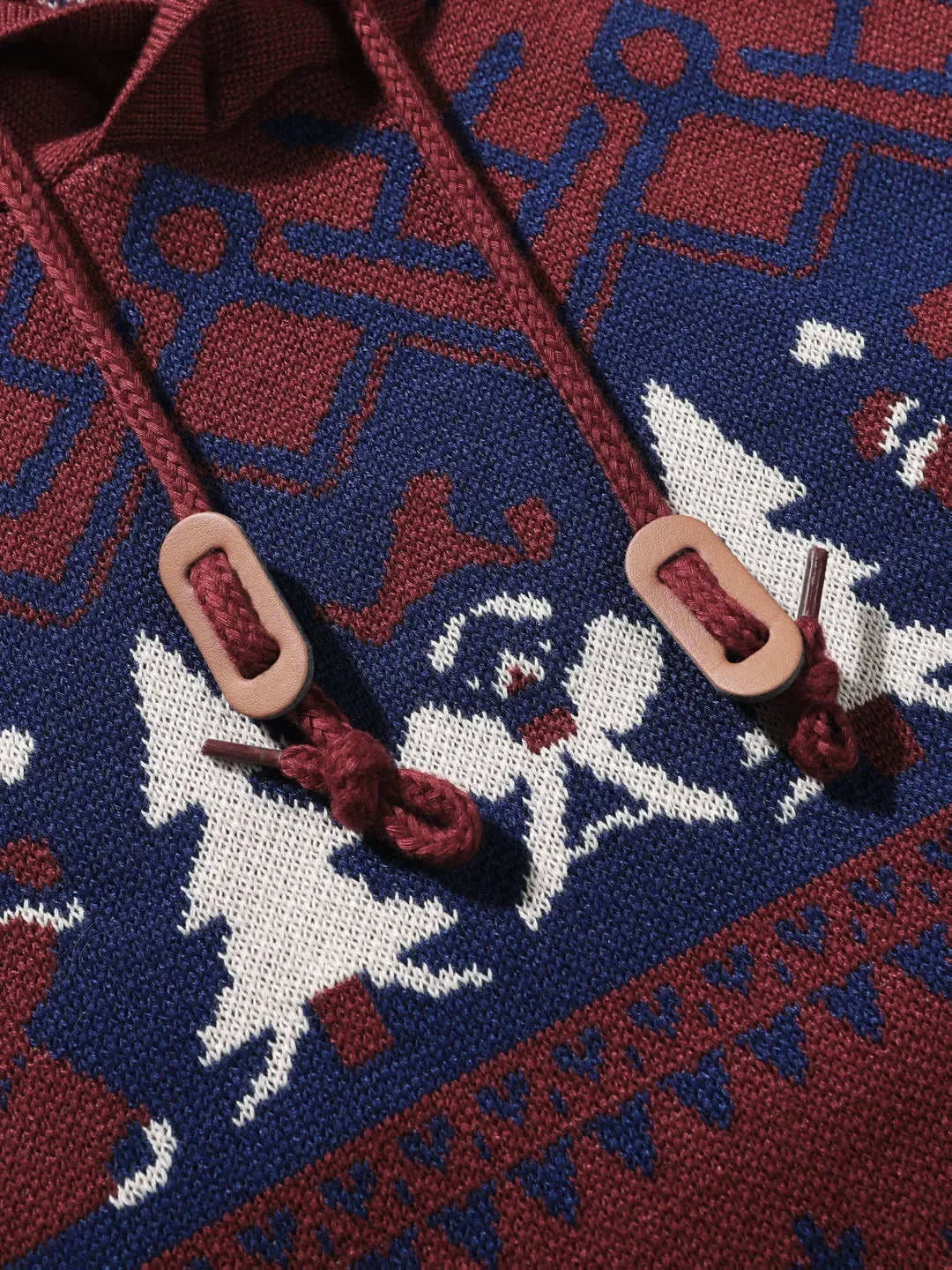 Jeremy | Hooded Reindeer Mens Christmas Sweater