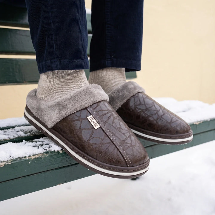 Jesse | Classic Plush-Lined Slip-On Mens Slippers