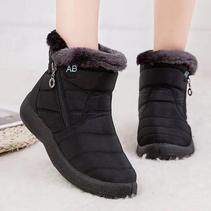 Jessica | Polished Fur-Lined Waterproof Winter Boots Women