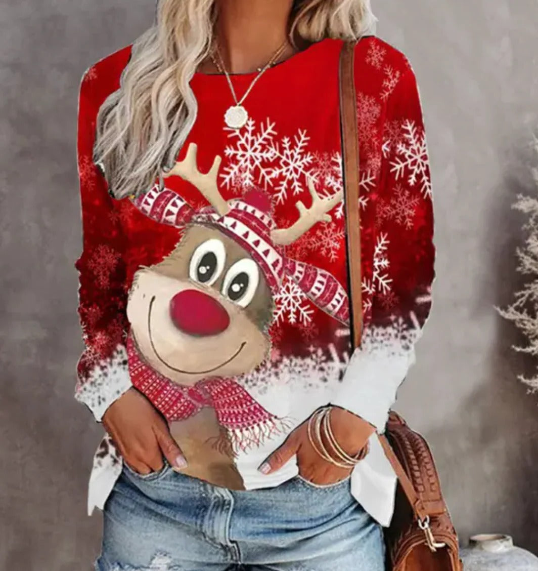 Jessica | Polished Reindeer Christmas Sweater Women Will Love