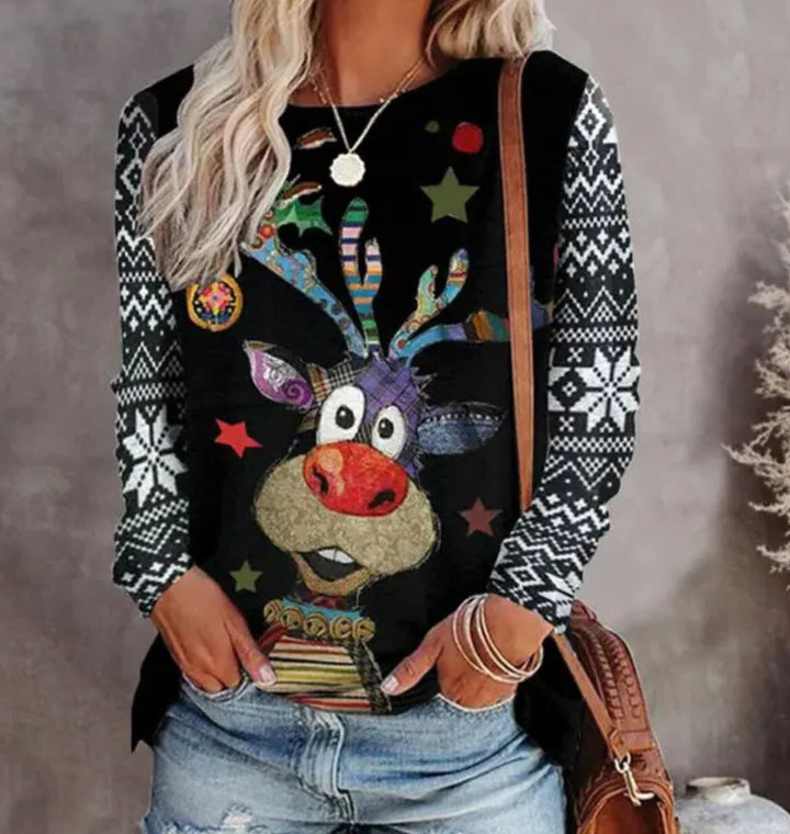 Jessica | Polished Reindeer Christmas Sweater Women Will Love