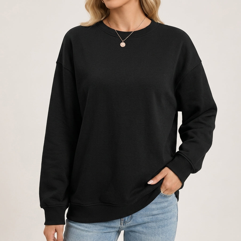Jessica | Sophisticated Oversized Crewneck Sweatshirt