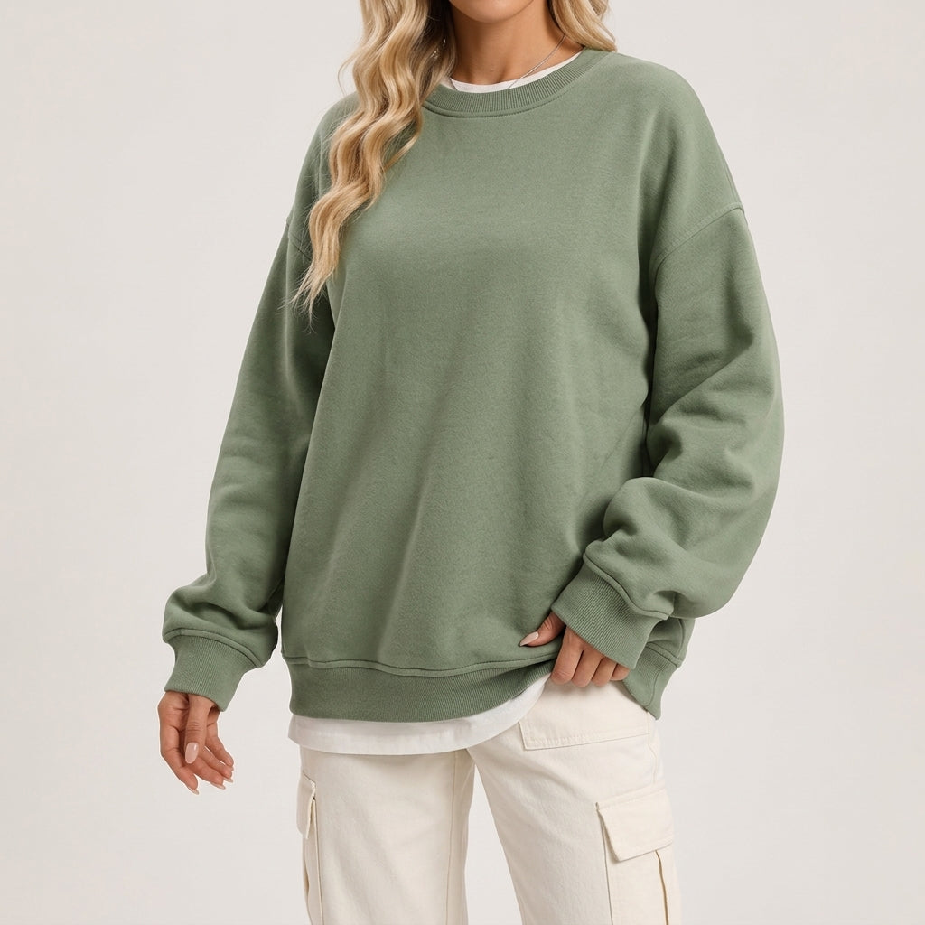 Jessica | Sophisticated Oversized Crewneck Sweatshirt