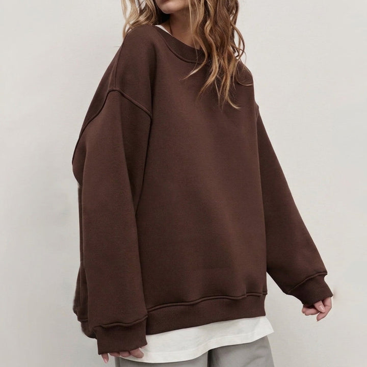 Jessica | Sophisticated Oversized Crewneck Sweatshirt