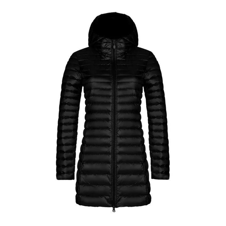 Joan | Cozy Hooded Quilted Mid-Length Puffer Jacket