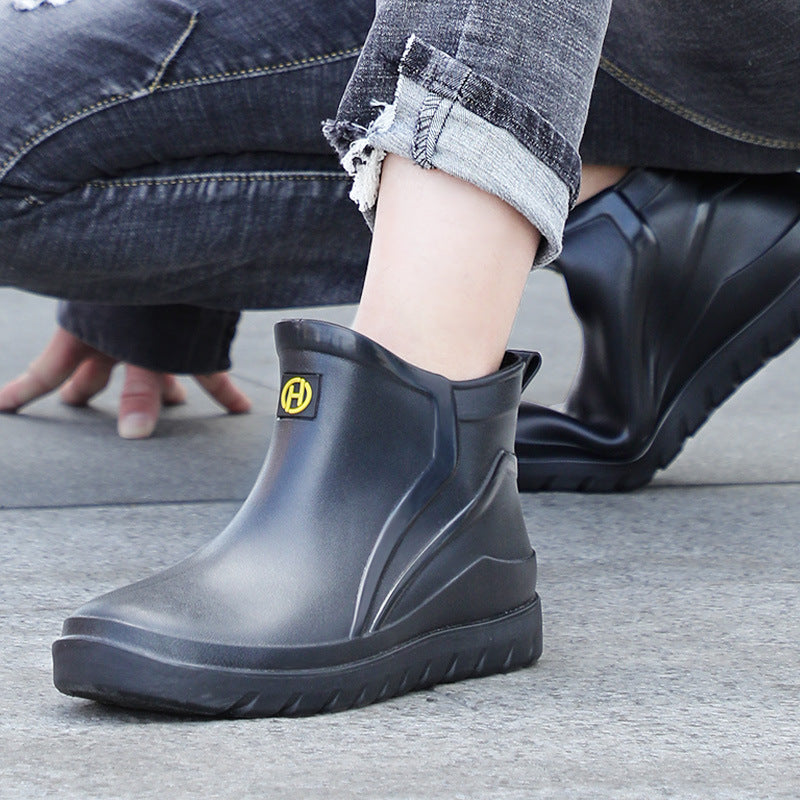 Joan | Relaxed Slip-Resistant Waterproof Boots with Ankle Rain Design