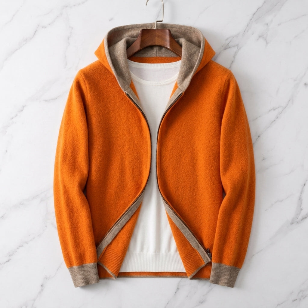 John | Reversible Full Zip Mens Hoodies