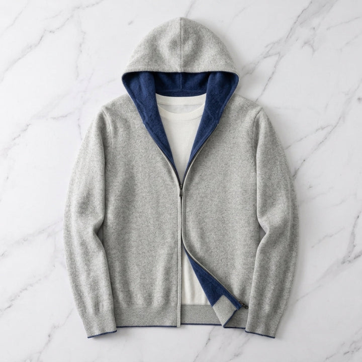 John | Reversible Full Zip Mens Hoodies