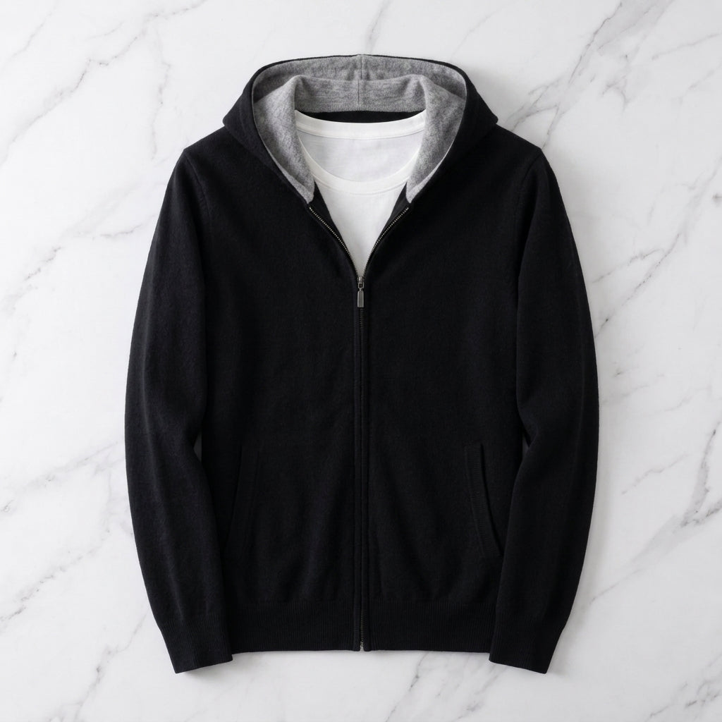 John | Reversible Full Zip Mens Hoodies