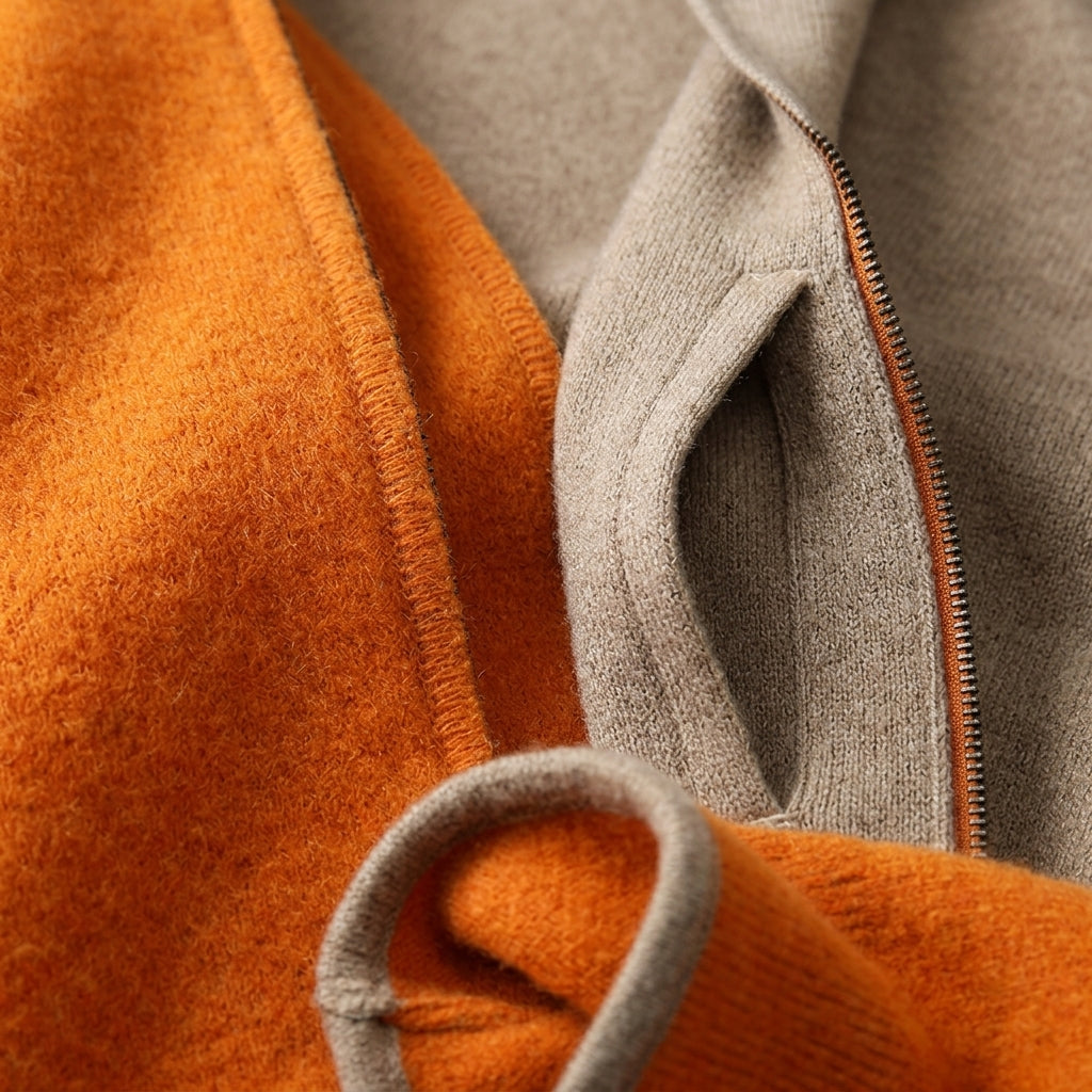 John | Reversible Full Zip Mens Hoodies