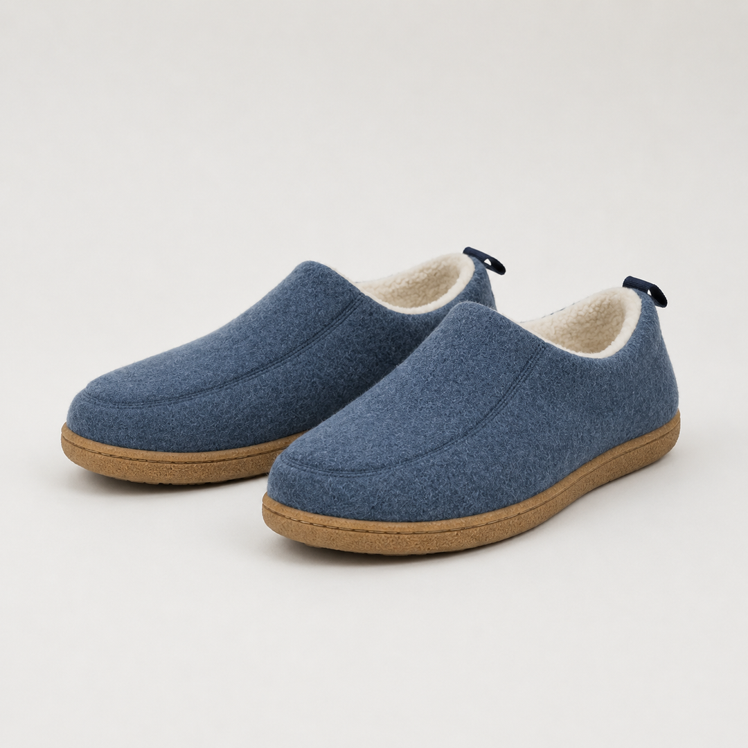 Jonathan | Relaxed Plush-Lined Slip-On Mens Slippers