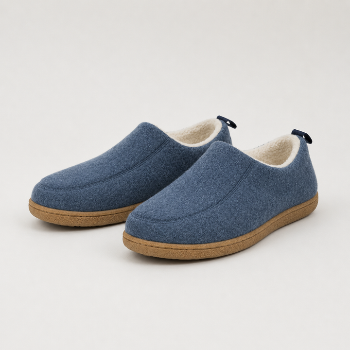 Jonathan | Relaxed Plush-Lined Slip-On Mens Slippers