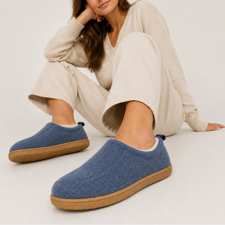 Jonathan | Relaxed Plush-Lined Slip-On Mens Slippers