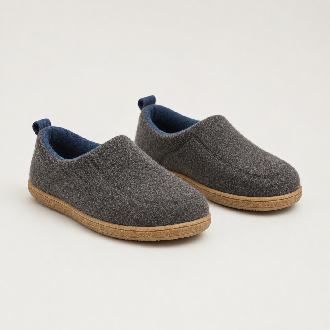 Jonathan | Relaxed Plush-Lined Slip-On Mens Slippers