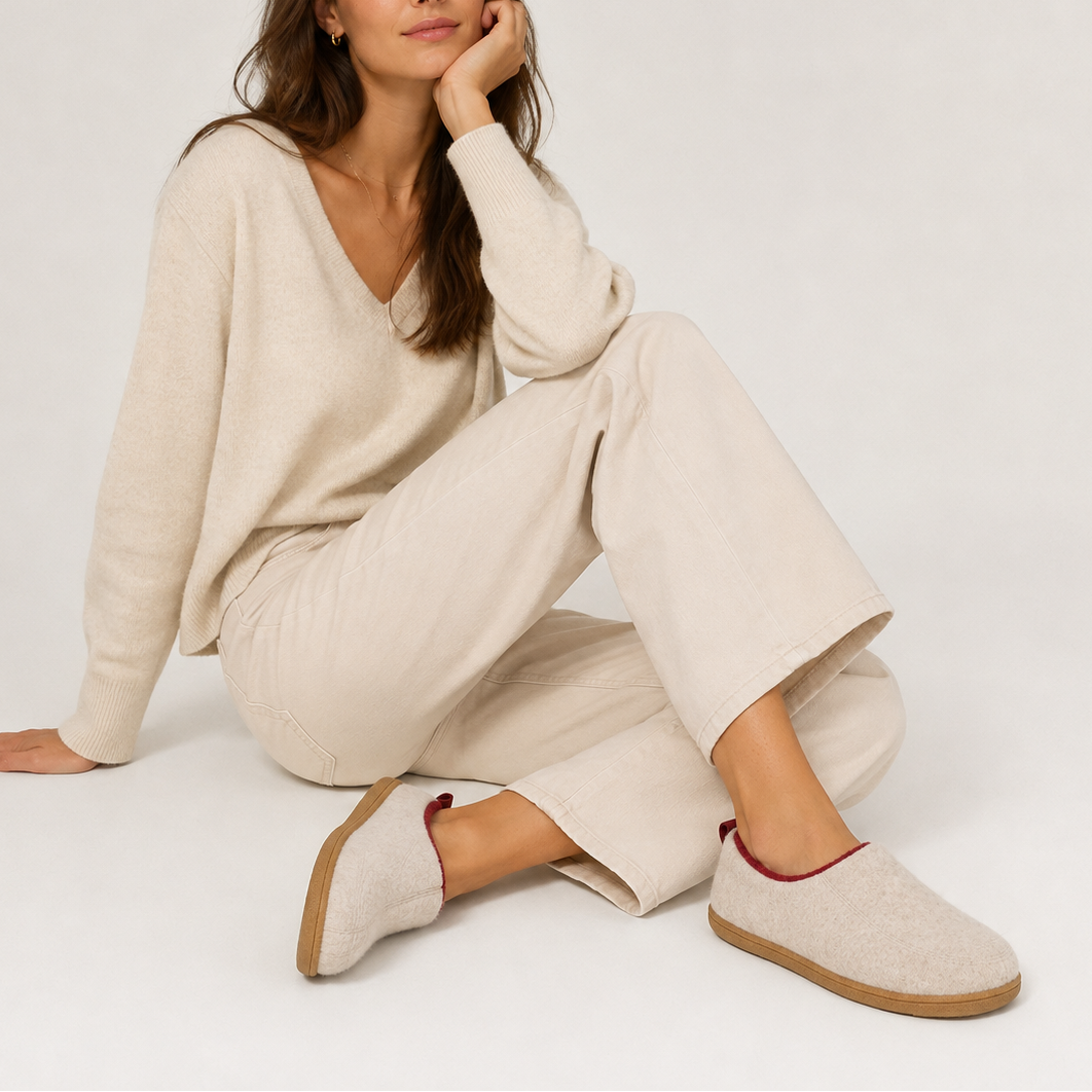 Jonathan | Relaxed Plush-Lined Slip-On Mens Slippers