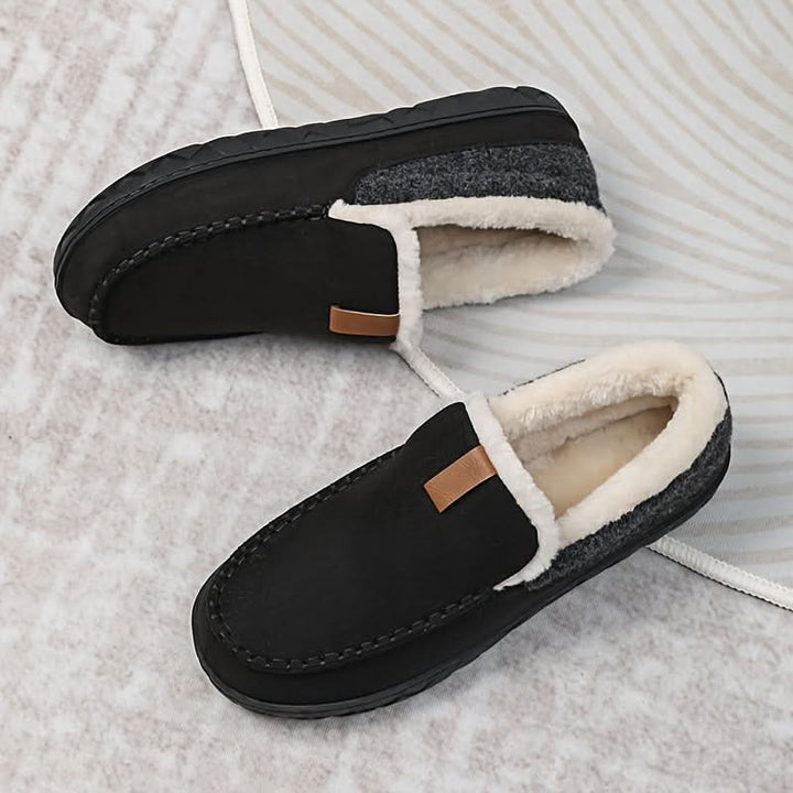 Jose | Classic Plush-Lined Moccasin Mens Slippers