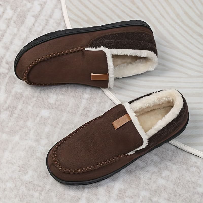 Jose | Classic Plush-Lined Moccasin Mens Slippers