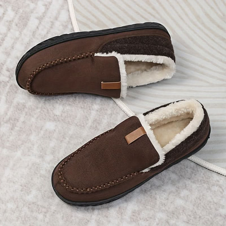 Jose | Classic Plush-Lined Moccasin Mens Slippers