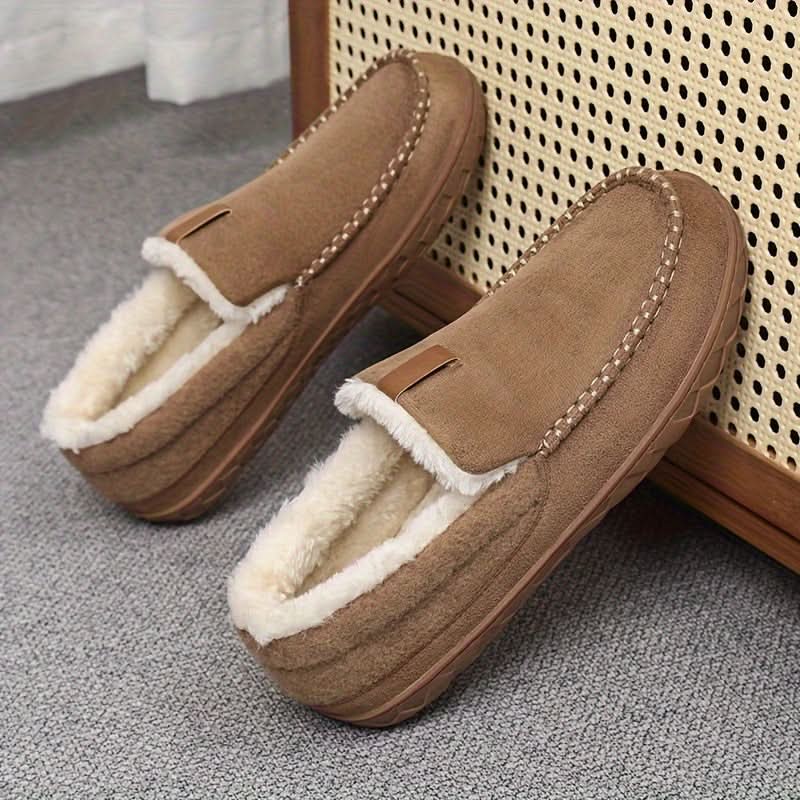 Jose | Classic Plush-Lined Moccasin Mens Slippers