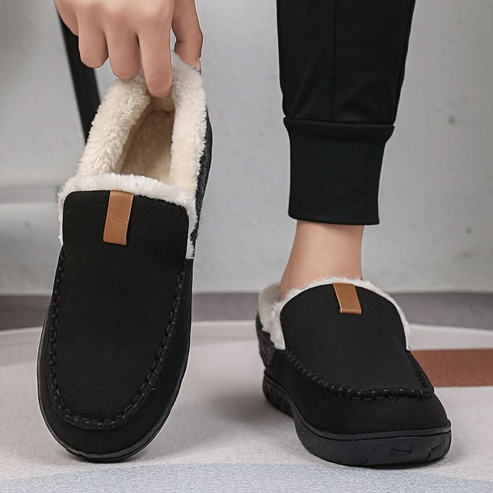Jose | Classic Plush-Lined Moccasin Mens Slippers