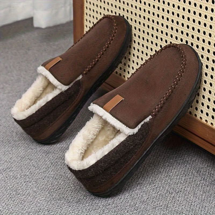 Jose | Classic Plush-Lined Moccasin Mens Slippers