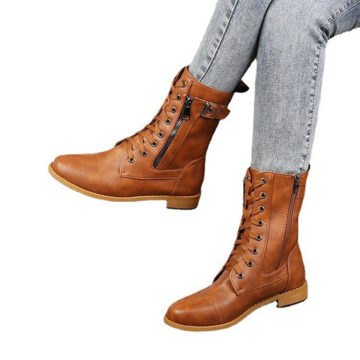 Joyce | Timeless Lace-Up Combat Boots Women