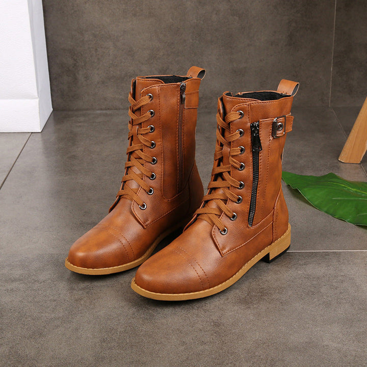 Joyce | Timeless Lace-Up Combat Boots Women