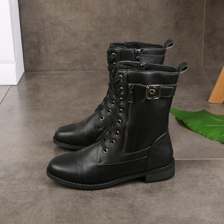 Joyce | Timeless Lace-Up Combat Boots Women