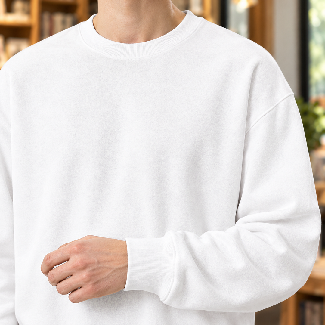 Juan | Graceful Relaxed Drop Shoulder Crewneck Sweatshirt