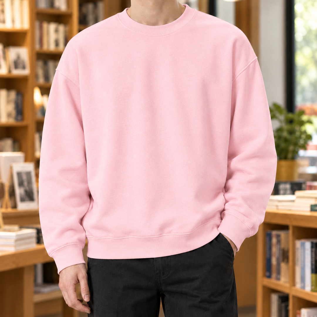 Juan | Graceful Relaxed Drop Shoulder Crewneck Sweatshirt