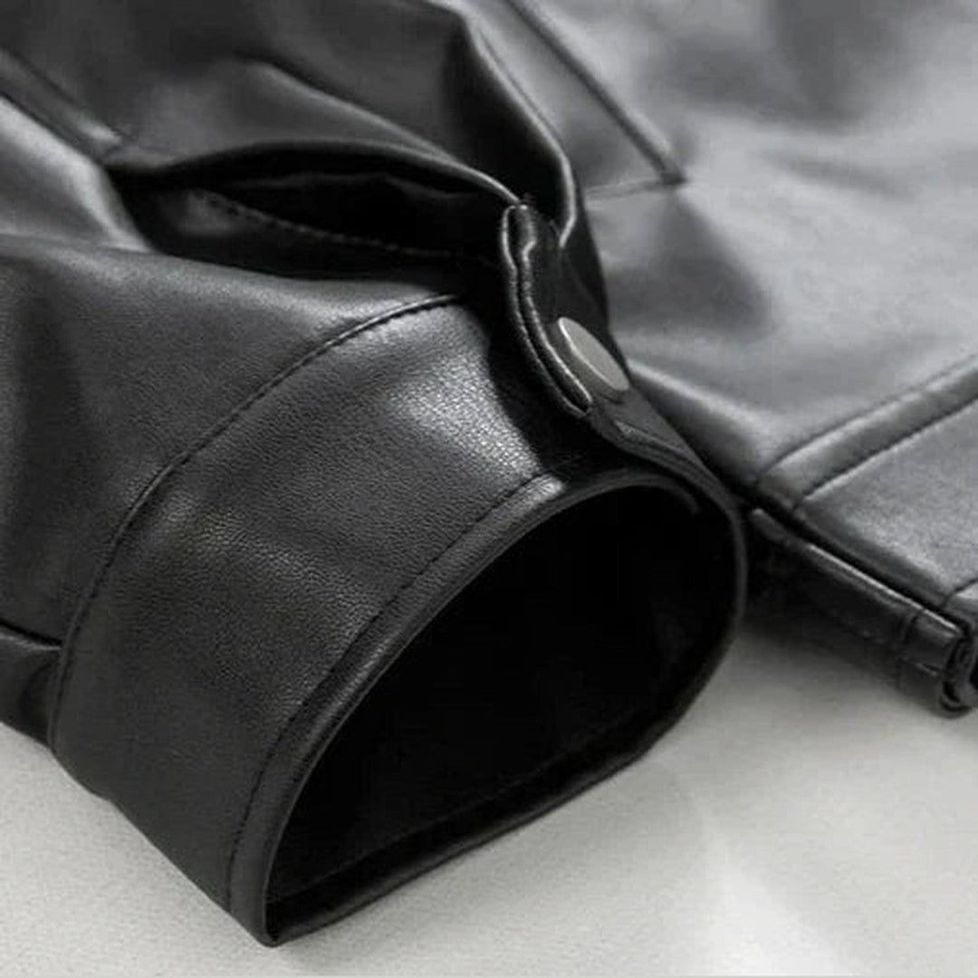 Juan | Timeless Oversized Leather Bomber Jacket
