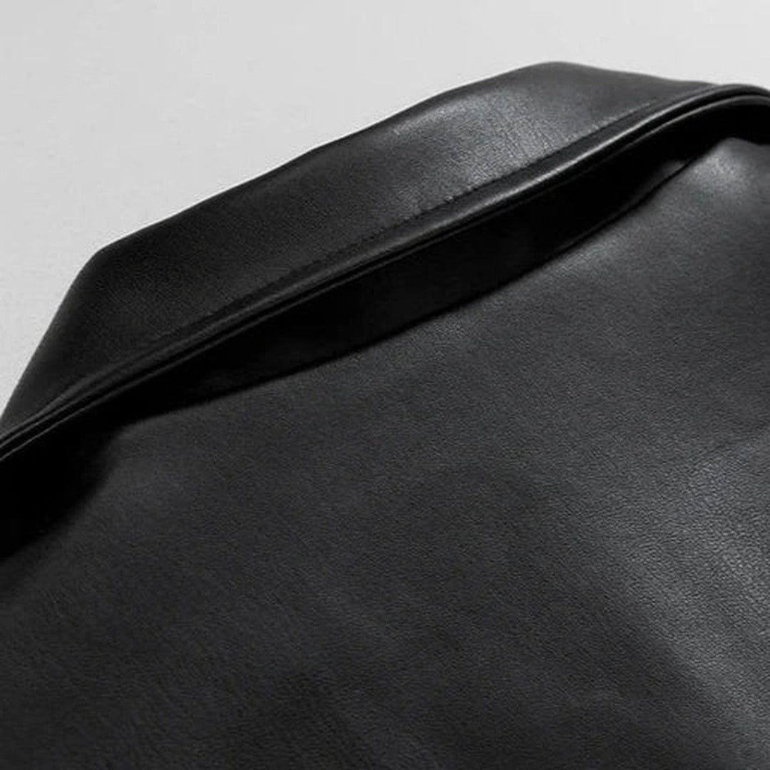 Juan | Timeless Oversized Leather Bomber Jacket