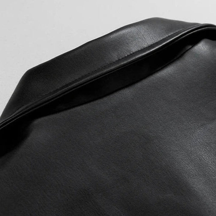 Juan | Timeless Oversized Leather Bomber Jacket