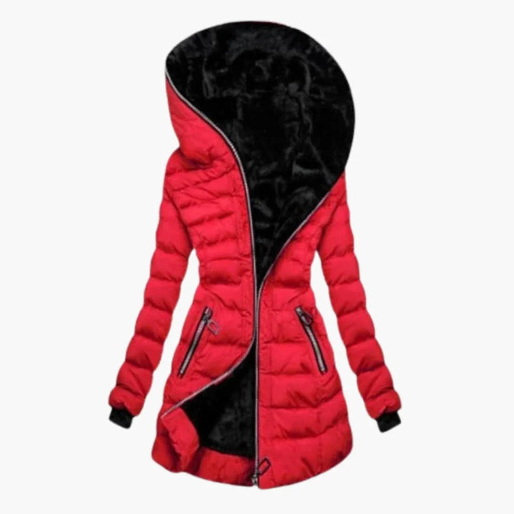 Judith | Chic Hooded Longline Winter Puffer Jacket