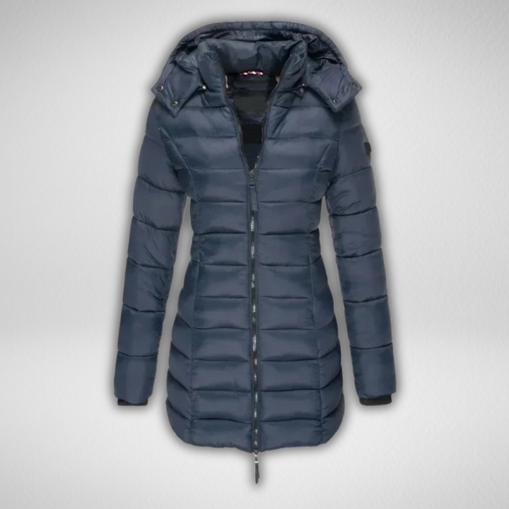 Judy | Cozy Long Puffer Winter Coats with Detachable Hood