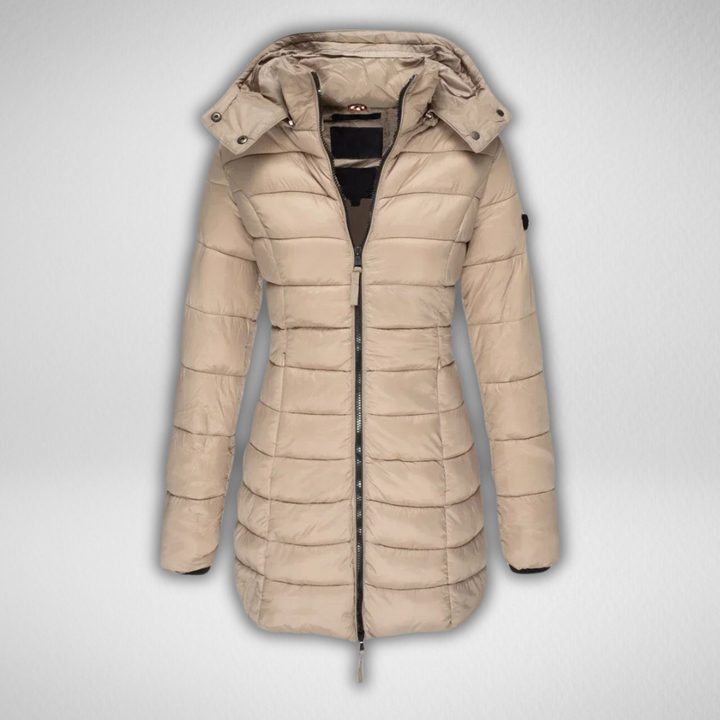 Judy | Cozy Long Puffer Winter Coats with Detachable Hood