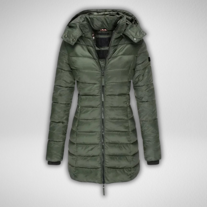 Judy | Cozy Long Puffer Winter Coats with Detachable Hood