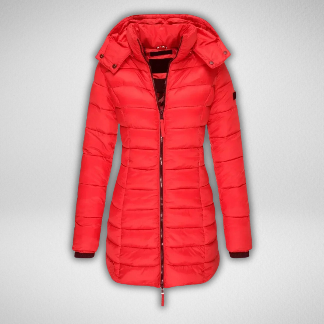Judy | Cozy Long Puffer Winter Coats with Detachable Hood