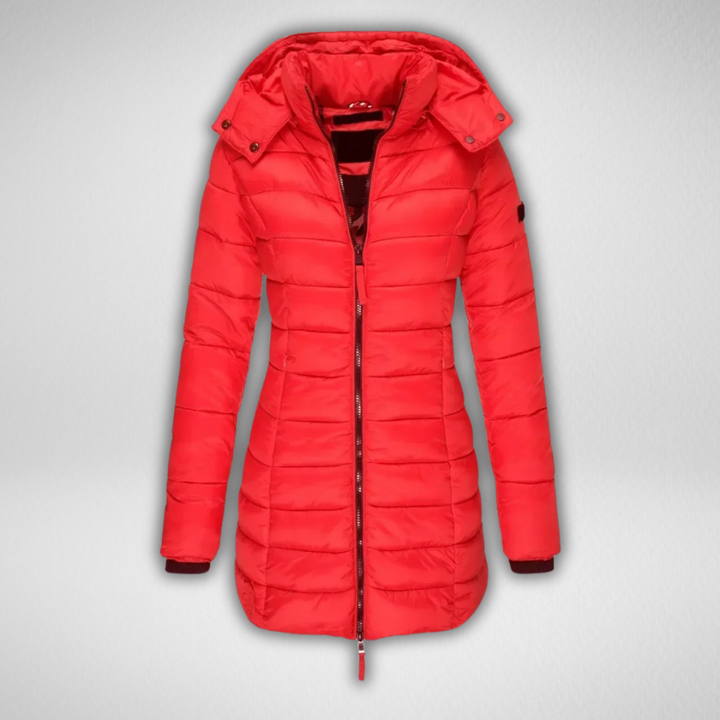 Judy | Cozy Long Puffer Winter Coats with Detachable Hood
