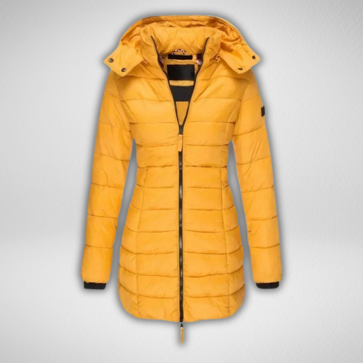 Judy | Cozy Long Puffer Winter Coats with Detachable Hood