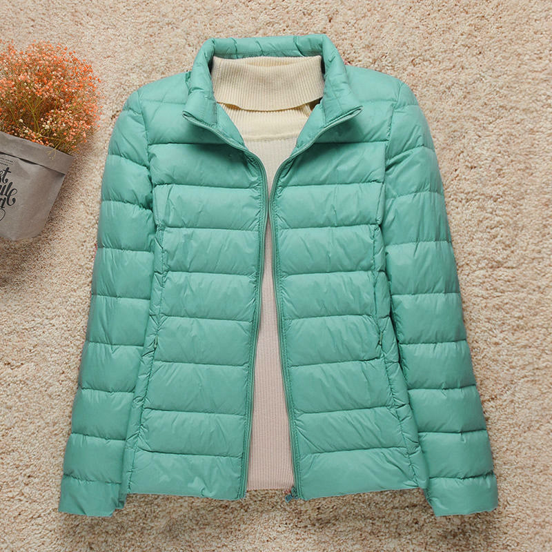 Julia | Classic Lightweight Hooded Puffer Jacket