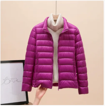 Julia | Classic Lightweight Hooded Puffer Jacket