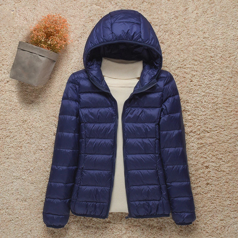 Julia | Classic Lightweight Hooded Puffer Jacket