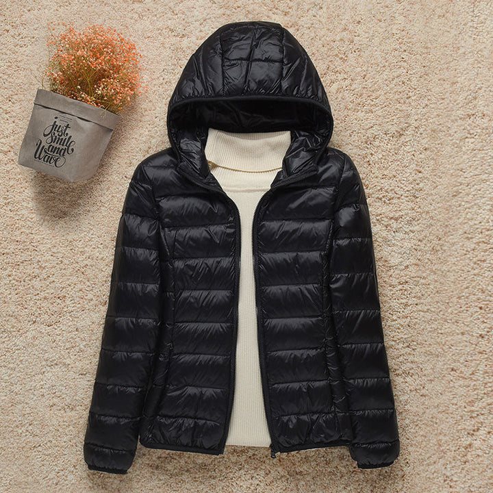 Julia | Classic Lightweight Hooded Puffer Jacket
