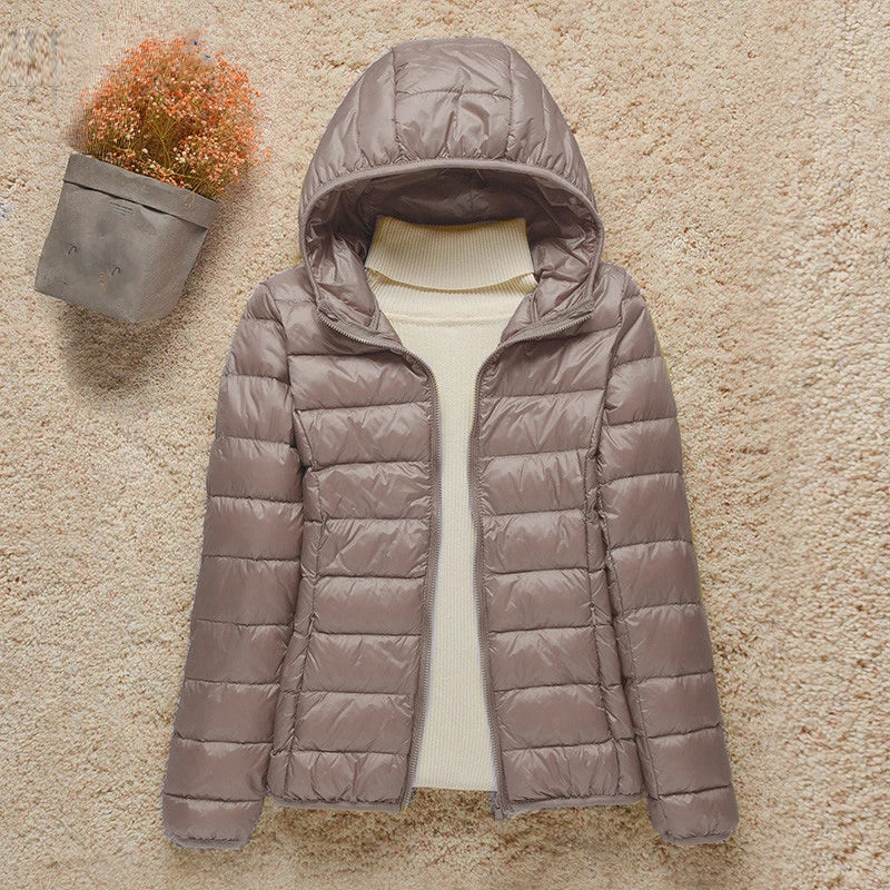 Julia | Classic Lightweight Hooded Puffer Jacket