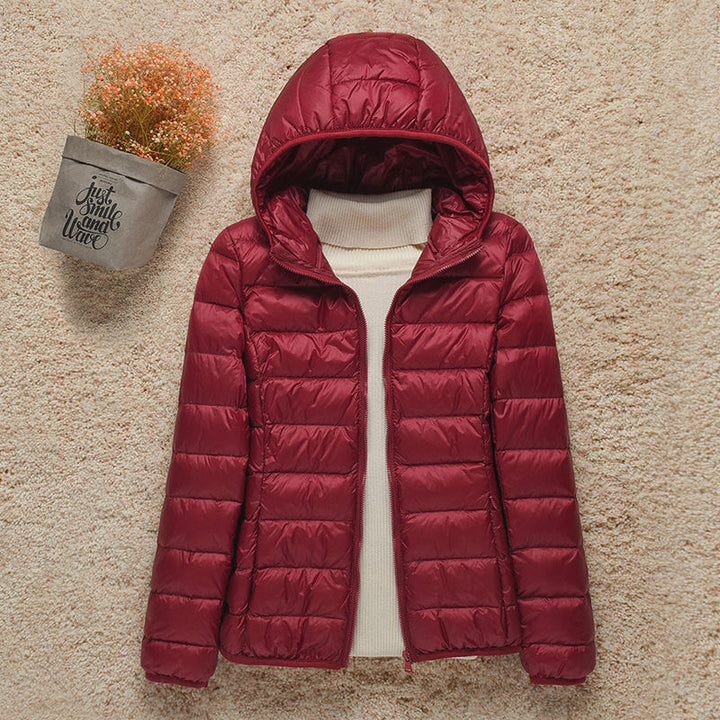 Julia | Classic Lightweight Hooded Puffer Jacket