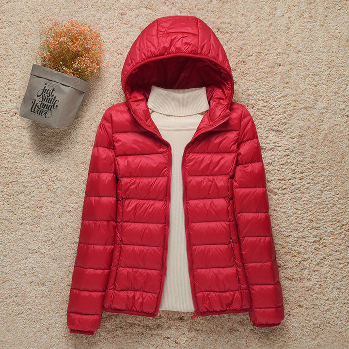 Julia | Classic Lightweight Hooded Puffer Jacket